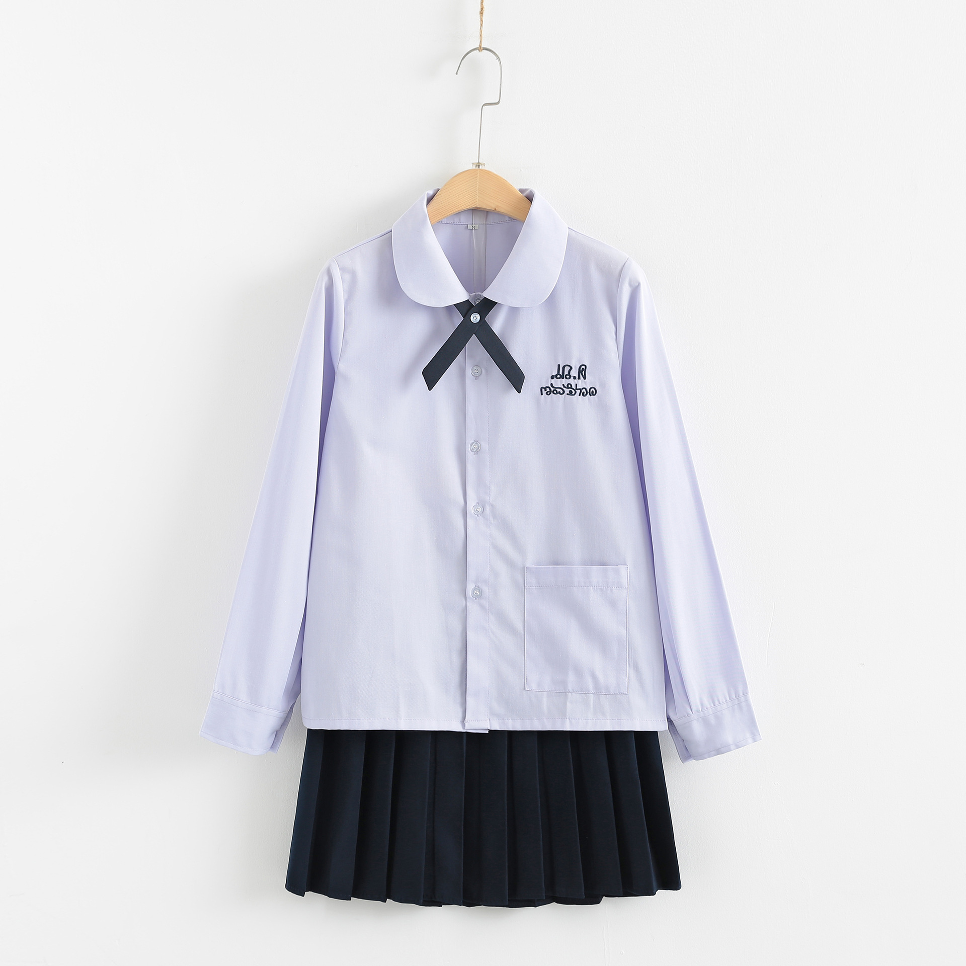 泰国校服娜诺泰式禁忌女孩jk衬衫制服运动会初中高中学生班服套装