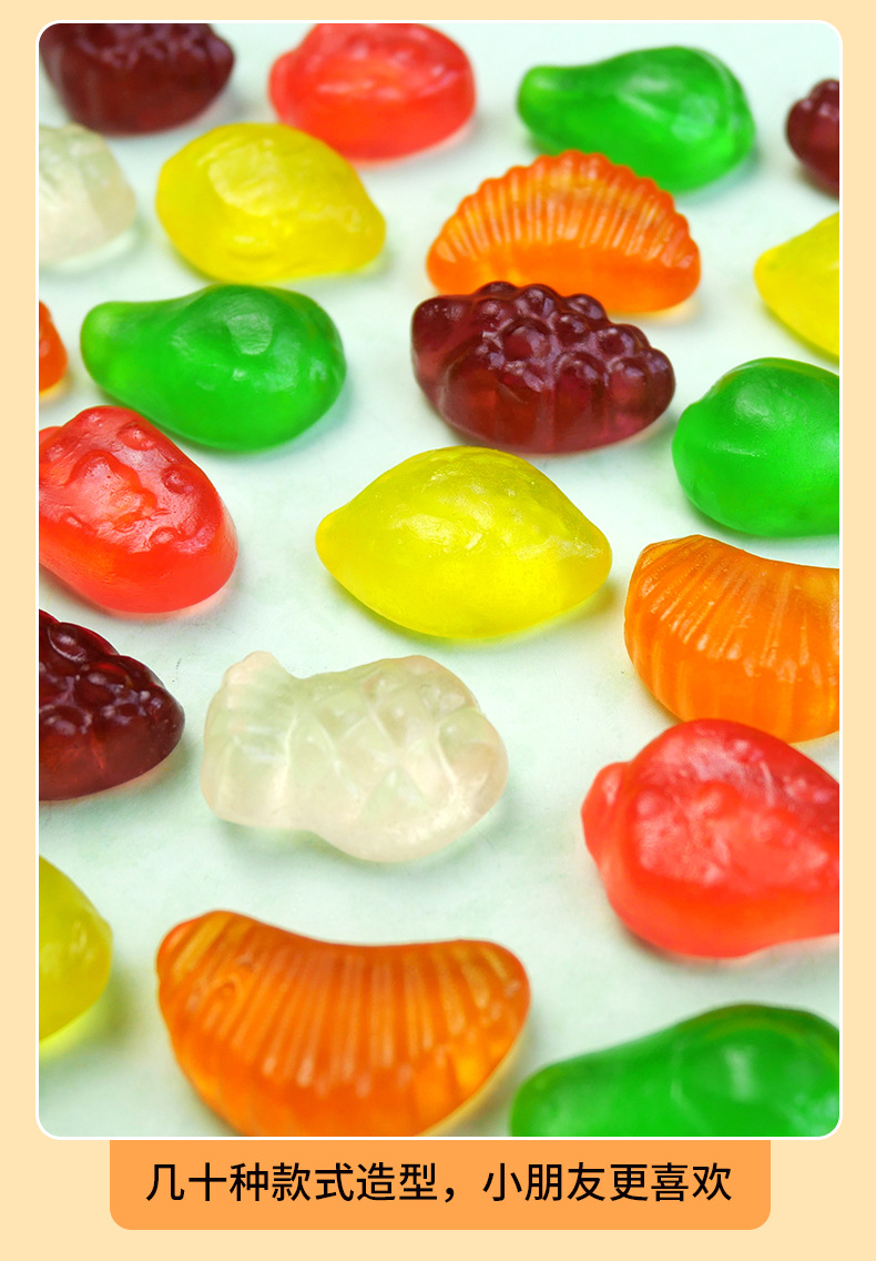 德国trolli口力橡皮糖果汁qq糖多种口味品种齐全货源稳定现货批发