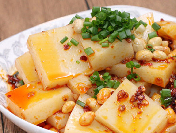 贵州特产米豆腐 米凉粉 街边凉拌小吃 送足量折耳根辣椒可选