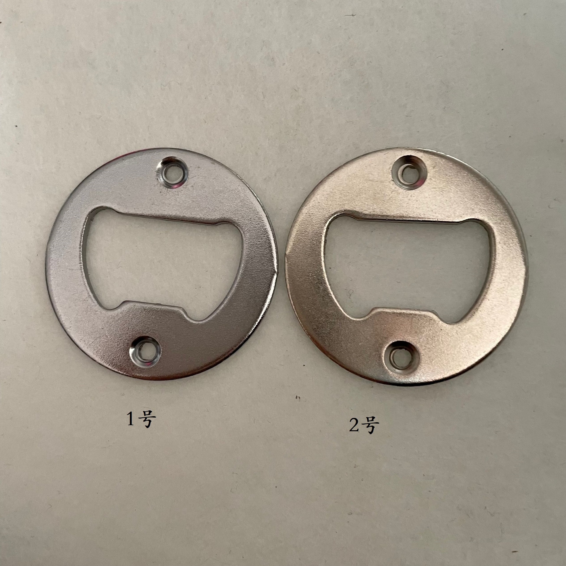 跨境4cm四公分平开瓶器 简易圆形啤酒开啤酒起子扳手 1.8厚 铁