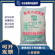 脱脂小麦胚粉食品级 山东盛源批发零售25公斤装 粉末小麦胚芽