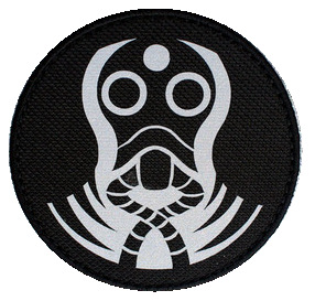 scp基金会机动特遣队标志中国分部高亮反光魔术贴臂章衣帽背包贴