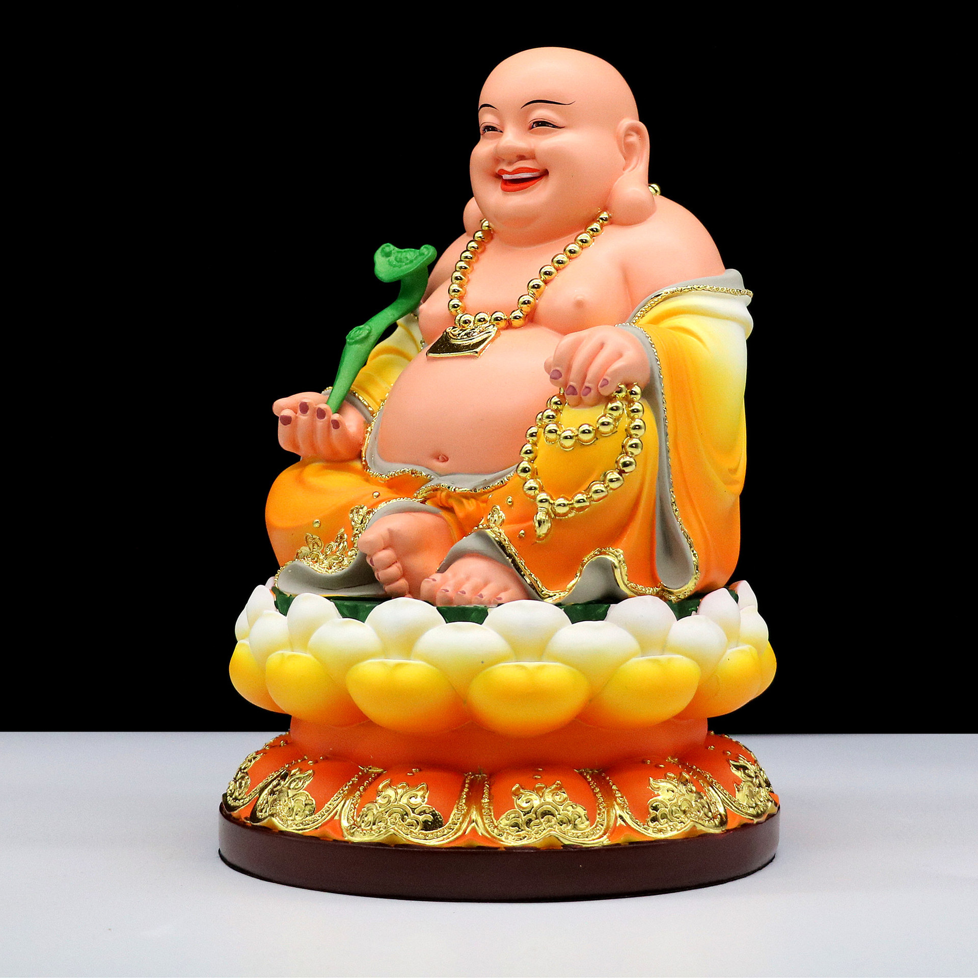 包邮树脂佛像弥勒佛菩萨笑佛大肚弥勒像佛教全堂佛家用工艺品摆件