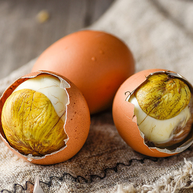 五香毛鸡蛋开袋即食活珠子新鲜天喜蛋毛蛋烧烤熟食鸡胚蛋钢化蛋