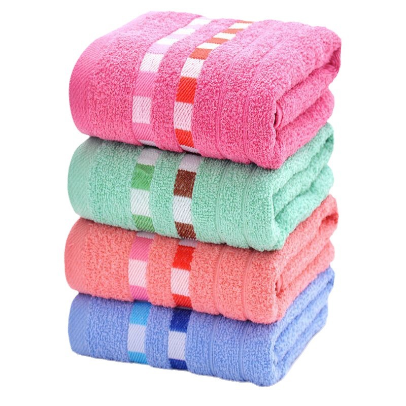 Factory Direct Supply Adult Export Bath Towel 70-140 Wrapping Towel Beach Bath Foreign Trade Large Bath Towel Cross-Border Supply