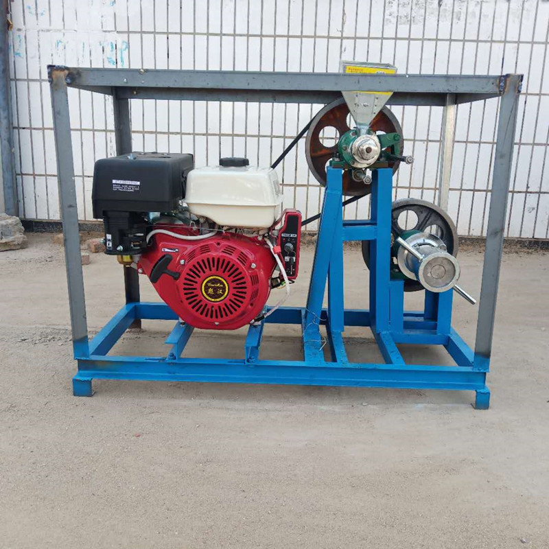 集市流动江米棍膨化机大米空心棒食品膨化机糖酥米花棒机