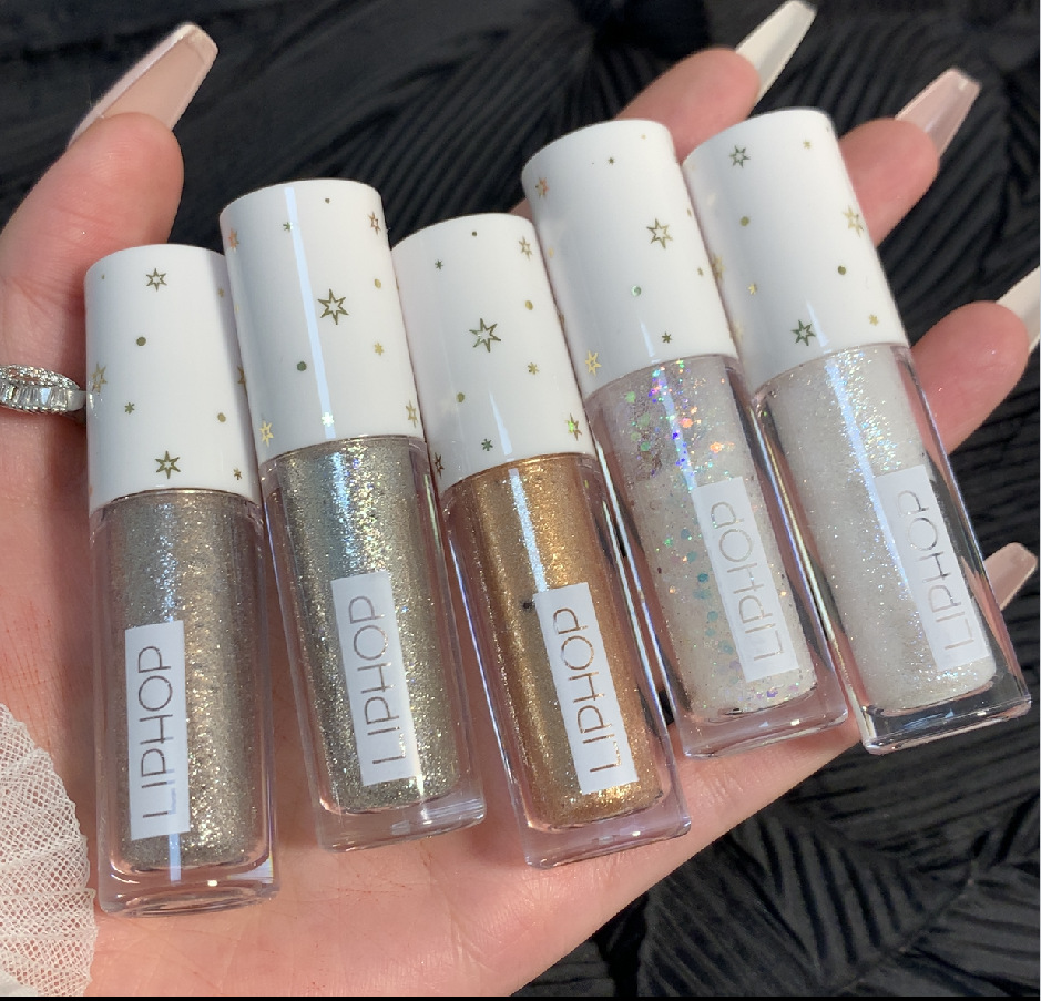 Liquid Eye Shadow a Drop of Tears Flashing Pearl Fine Glitter Waterproof Shiny Crystal Highlight Crouching Silkworm Brightening Liquid Eye Shadow