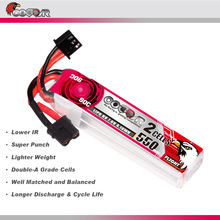 鹰氪CODDAR 550MAH 2S 7.6V 90C HV高倍率航模牙签机锂电池LIPO