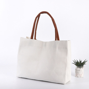新款韩版大容量ins手拎单肩包环保购物袋简约文艺帆布包书包女