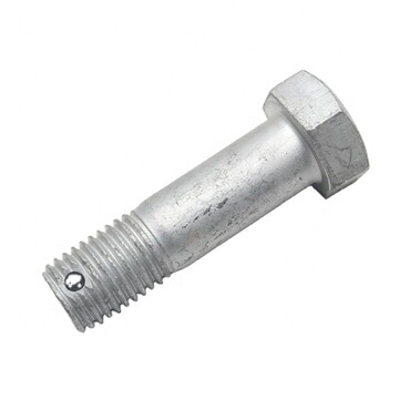 电力金具热镀锌打孔六角螺栓电力工程带孔螺栓定制