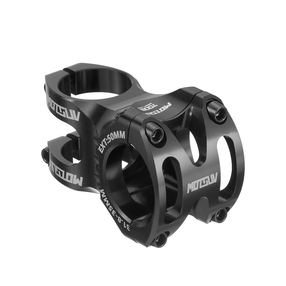 motsuv山地自行车把立cnc超轻镂空短把立铝合金车管立把31.8*50mm