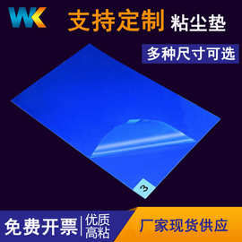 工厂家用防静电可撕式粘尘垫灰蓝色批发无尘车间地垫一次性除尘垫