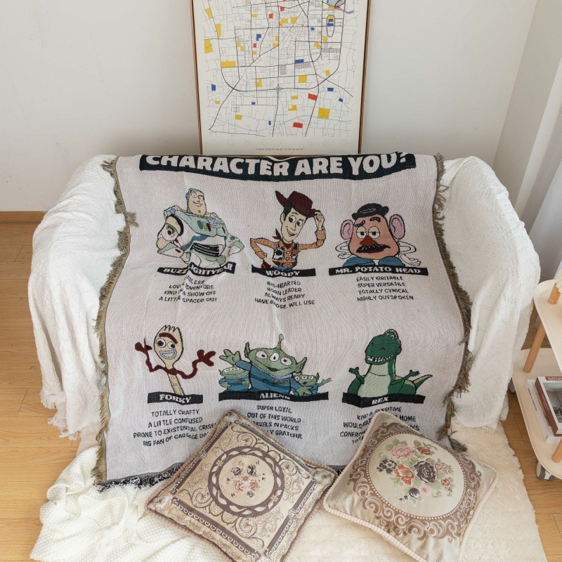 INS Style Toy Story Blanket Cartoon Cartoon Simple and Comfortable