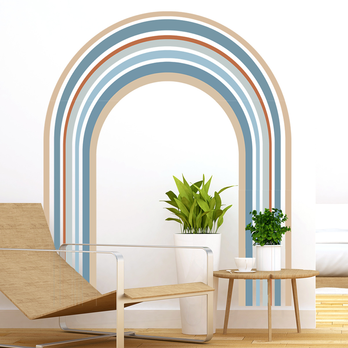 zsz2869彩虹拱形门个性创意墙贴客厅卧室沙发背景墙宿舍装墙贴画