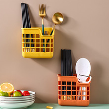 筷子篓置物架筷子笼家用收纳盒壁挂式沥水厨房免打孔筷篓筷架笼筒
