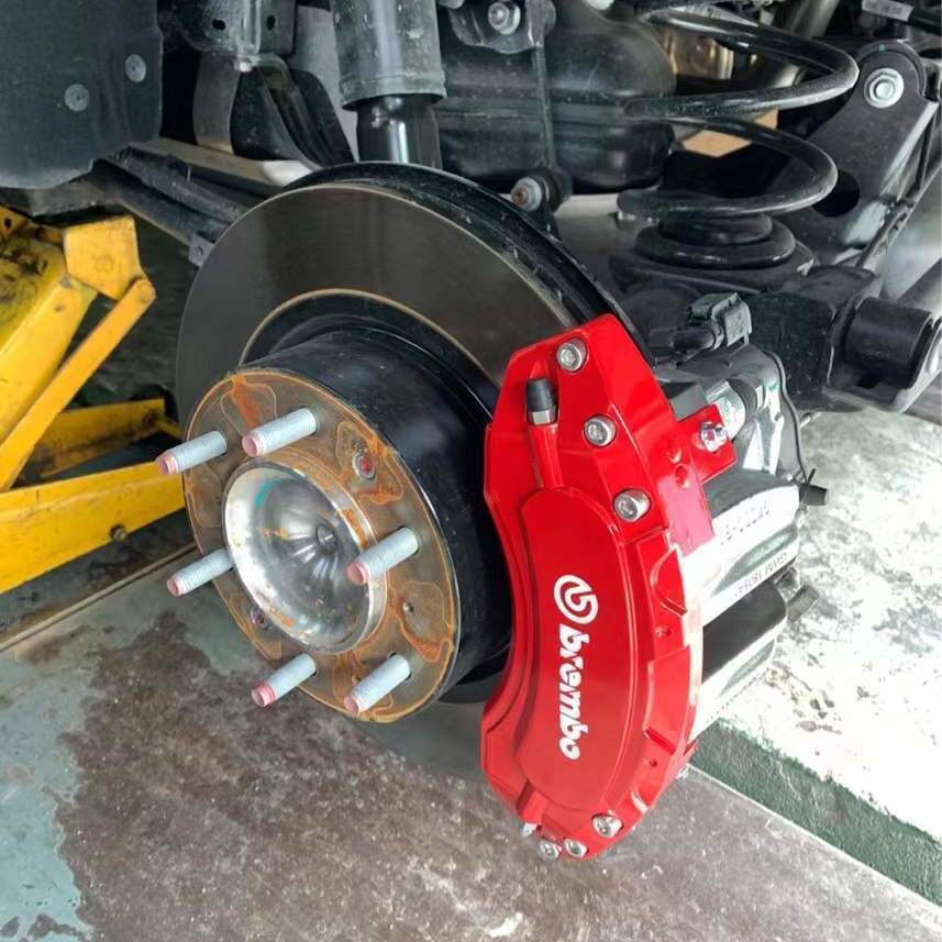 汽车铝合金卡钳罩一套通用运动改色喷漆鲍鱼壳装饰刹车ap-阿里巴巴