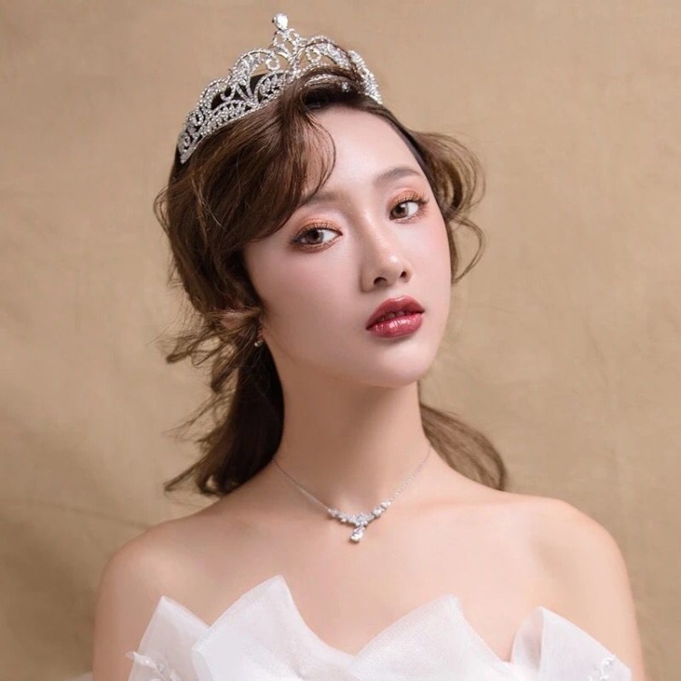 新款复古欧式合金水钻皇冠发饰新娘结婚纱王冠影楼造型头饰配饰品