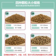 统一龟粮石金钱龟饲料40斤半水龟专用巴西通用型乌龟草鳄龟种龟粮