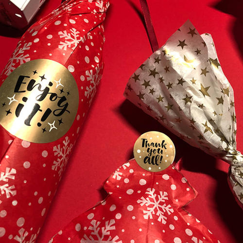 14克17克圣诞节包装纸派对装饰原纸节日包装气氛纸软包装