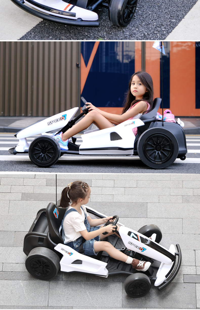 超大儿童电动卡丁车可坐大人漂移电动四轮汽车小孩宝宝玩具车