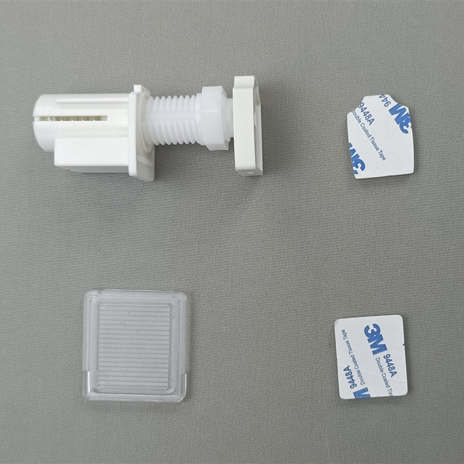 免打孔蜂巢帘百叶窗百折帘配件涨紧式卷帘制头零件窗帘拉珠系统