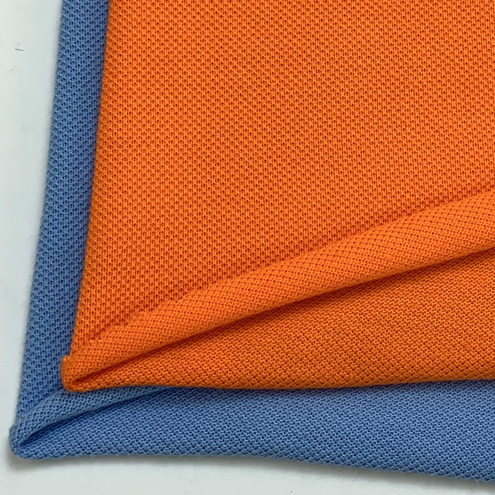 珠地网眼布 cvc单珠地 21支单面针织汗布 polo衫儿童t恤短袖面料