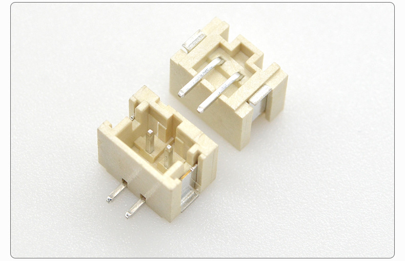 厂家直供smt连接器ph2.0立式贴片针座耐高温端子母座2p条形连接器