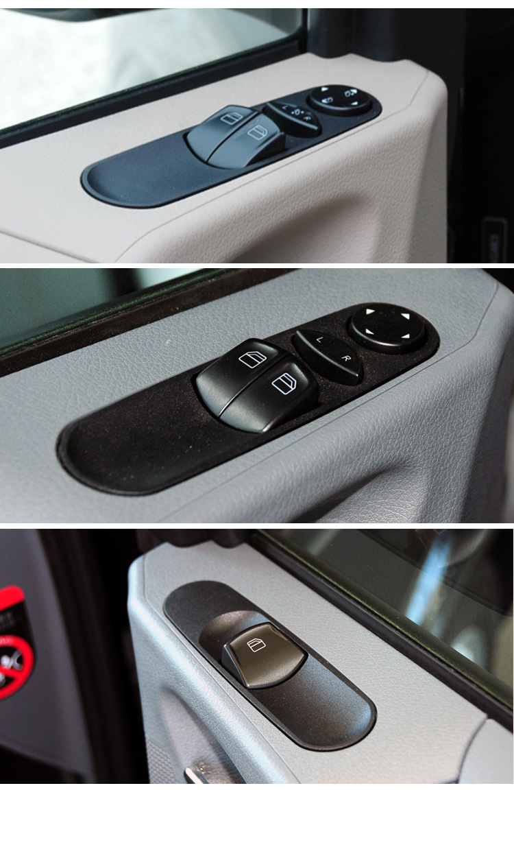 适用于奔驰威霆w636玻璃升降开关唯雅诺w639车窗控制开关按钮按键