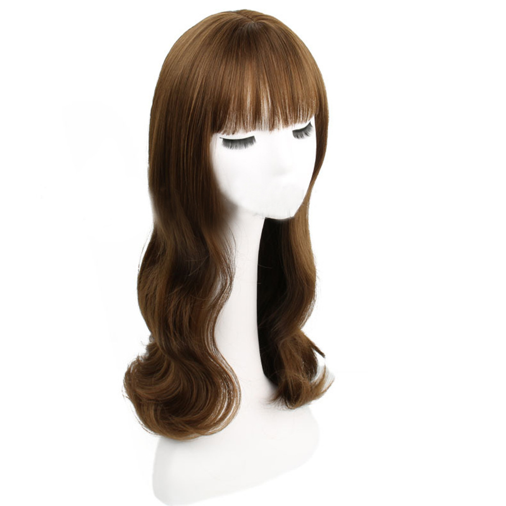 许昌假发假发头套女高温丝长卷发大波浪全头套韩式齐刘海蓬松自然