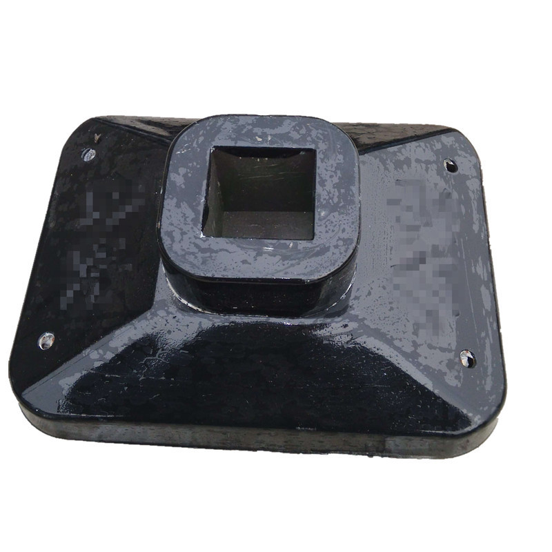 铁皮底座镀锌钢填砼底座混凝土底座八角底座梅花型护栏水泥底座墩