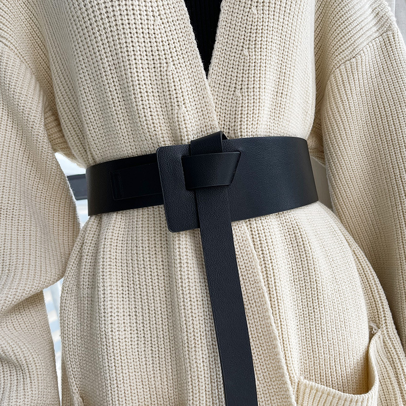 宽腰带女腰封时尚外搭装饰连衣裙子衬衫配西装外套百搭束腰皮带