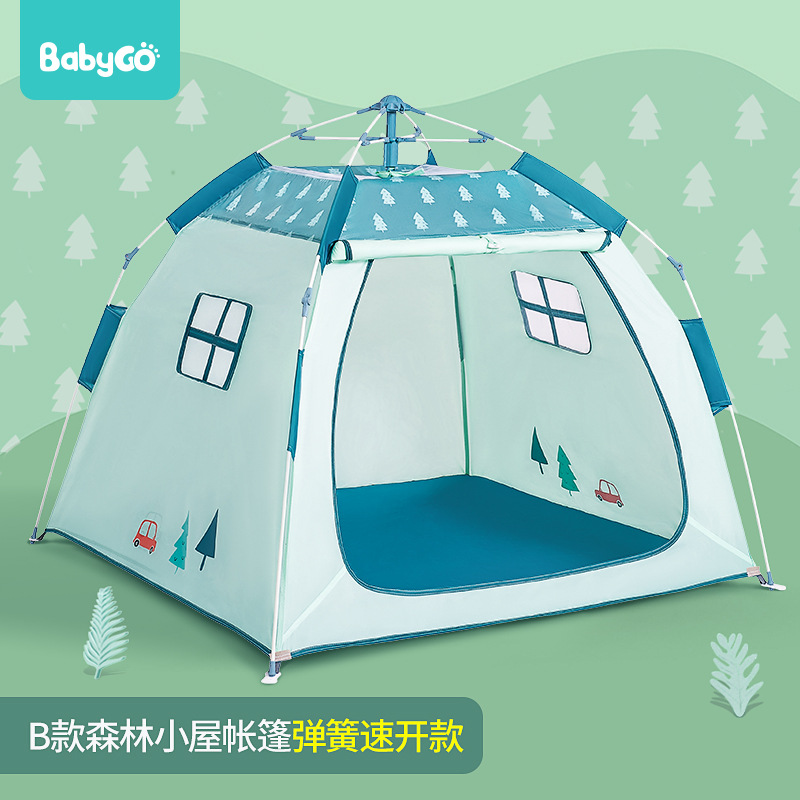 Babygo Children's Tent Indoor and Outdoor Children's Folding Tent Princess Castle Outdoor Camping Game House