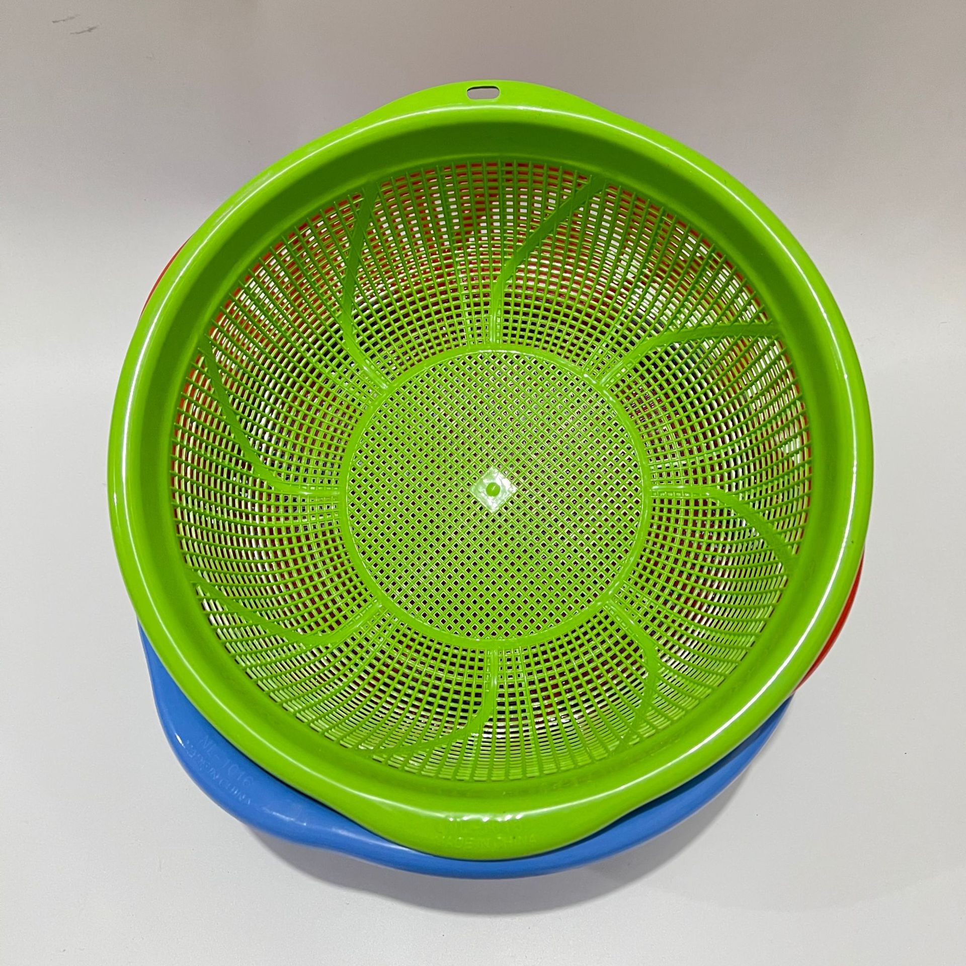 双耳漏水筐洗米篮洗米筐洗菜篮沥水筐沥水篮1元2元货源 批发赠品