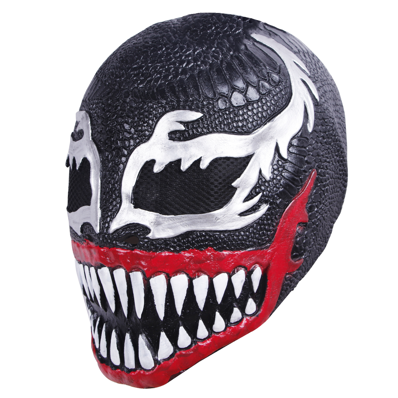 万圣节新款乳胶毒液面具头套 复仇者联盟cos漫威电影英雄化装舞会