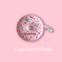 甜甜圈KT猫适用AirPods Pro保护壳1/2代苹果蓝牙耳机套AirPods3