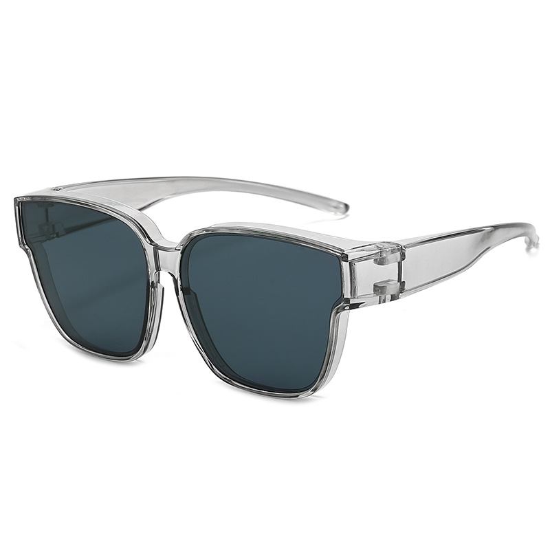 New All-Match Myopic Sunglasses Set of Glasses Trending on TikTok Driver Outdoor Driving Night Vision Driving Sunglasses Covering Glasses Set of Glasses