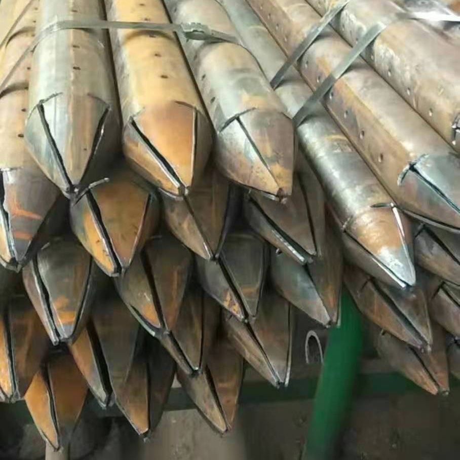 厂家隧道用钢花管76*4 20号注浆管 45号小导管 108*6注浆管-阿里巴巴