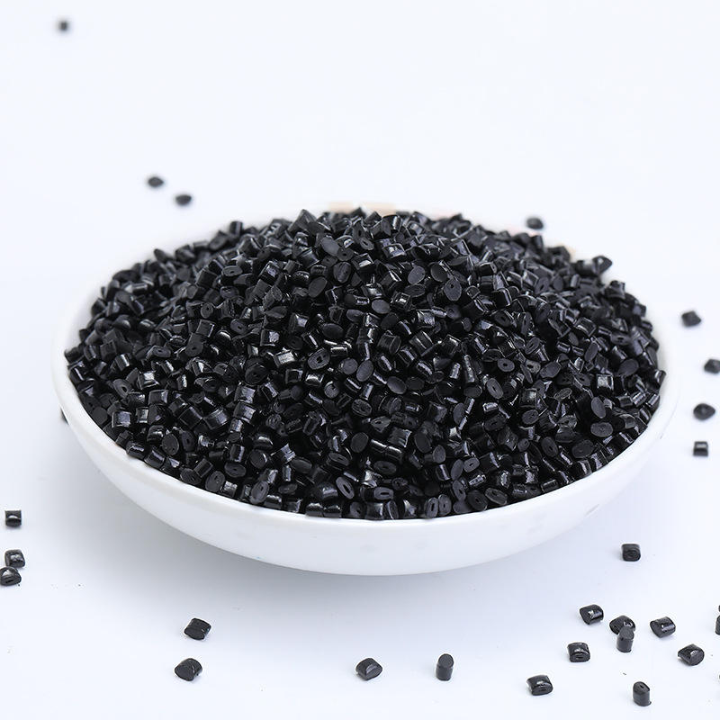恒美达黑色hips材质塑胶改性原料塑料米颗粒原材料现货塑料米批发