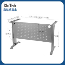 专业生产工字脚 办公桌脚 H型办公台架 培训桌屏风卡位支架