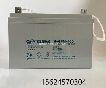 华富铅酸蓄电池6-gfmj-100 12v100ah 胶体免维护ups eps太阳能用