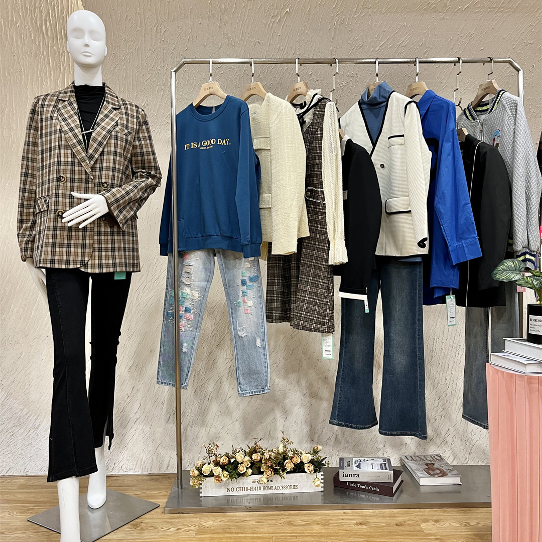 大牌【马克华菲】撤柜秋冬装 品牌折扣女装尾货清仓走份批发货源