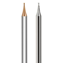 微小径钨钢铣刀平底钢用/铝用3C涂层数控立铣刀