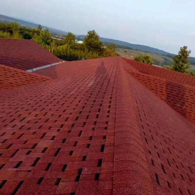 【厂家定制】荣平建材木屋屋面房顶别墅屋顶沥青瓦玻纤瓦油毡瓦