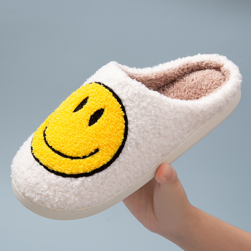 Factory Supply Warm Plush Slippers Home Cotton Slippers Home Autumn and Winter Thick Bottom Non-Slip Plush Slippers