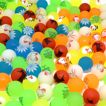 32号圣诞弹力球夜光弹力球弹跳球实心跳跳球玩具节日礼物跨境货源