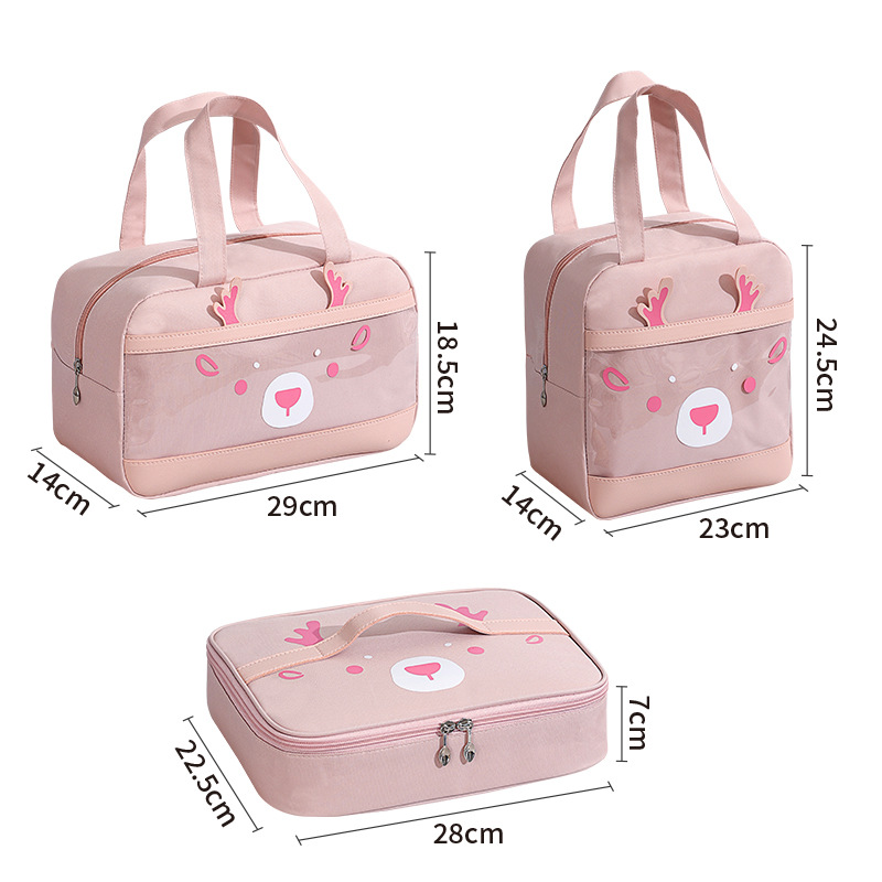 New Yilu Has You Lunch Bag Oxford Cloth Cartoon Lunch Box Bag Cute Lunch Lunch Bag Portable Lunch Bag