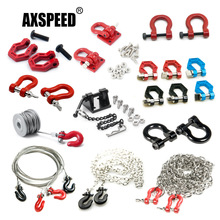 AXSPEED Aluminum Alloy Trailer Tow Shackles Hook for Axial S