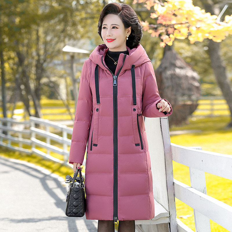 正品羽绒服女2023年新款中长款时尚加厚防寒保暖韩版外套-阿里巴巴