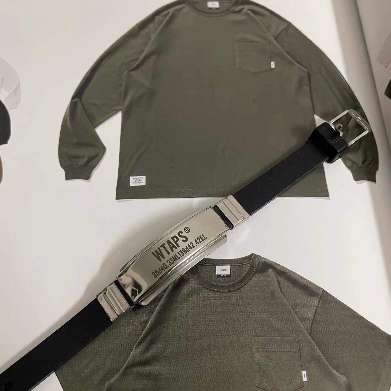 新款wtaps坐标纪念手环 日系军事风工装手链cityboy定制手饰潮