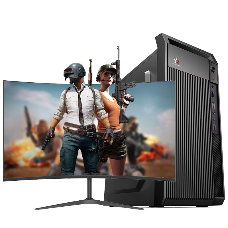 商端组装台式电脑整机商用办公组装家用游戏水冷电脑整机全套优选